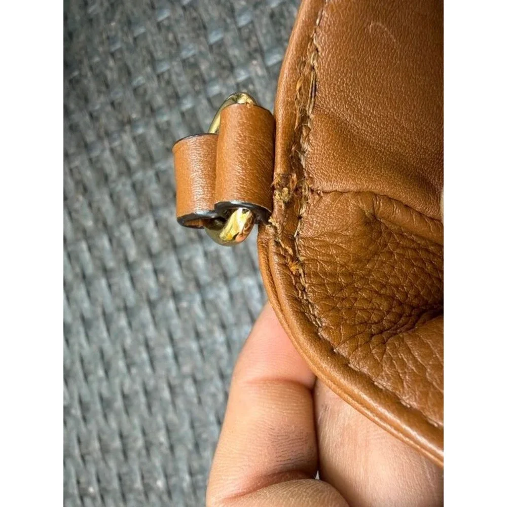 Michael Kors Jules Small Leather Bucket Crossbody Bag - Luggage Tan